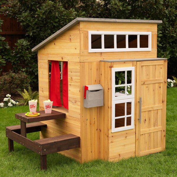 outdoor wooden playhouse