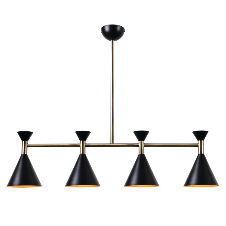 Samira 4 Light Kitchen Island Linear Pendant Reviews Allmodern