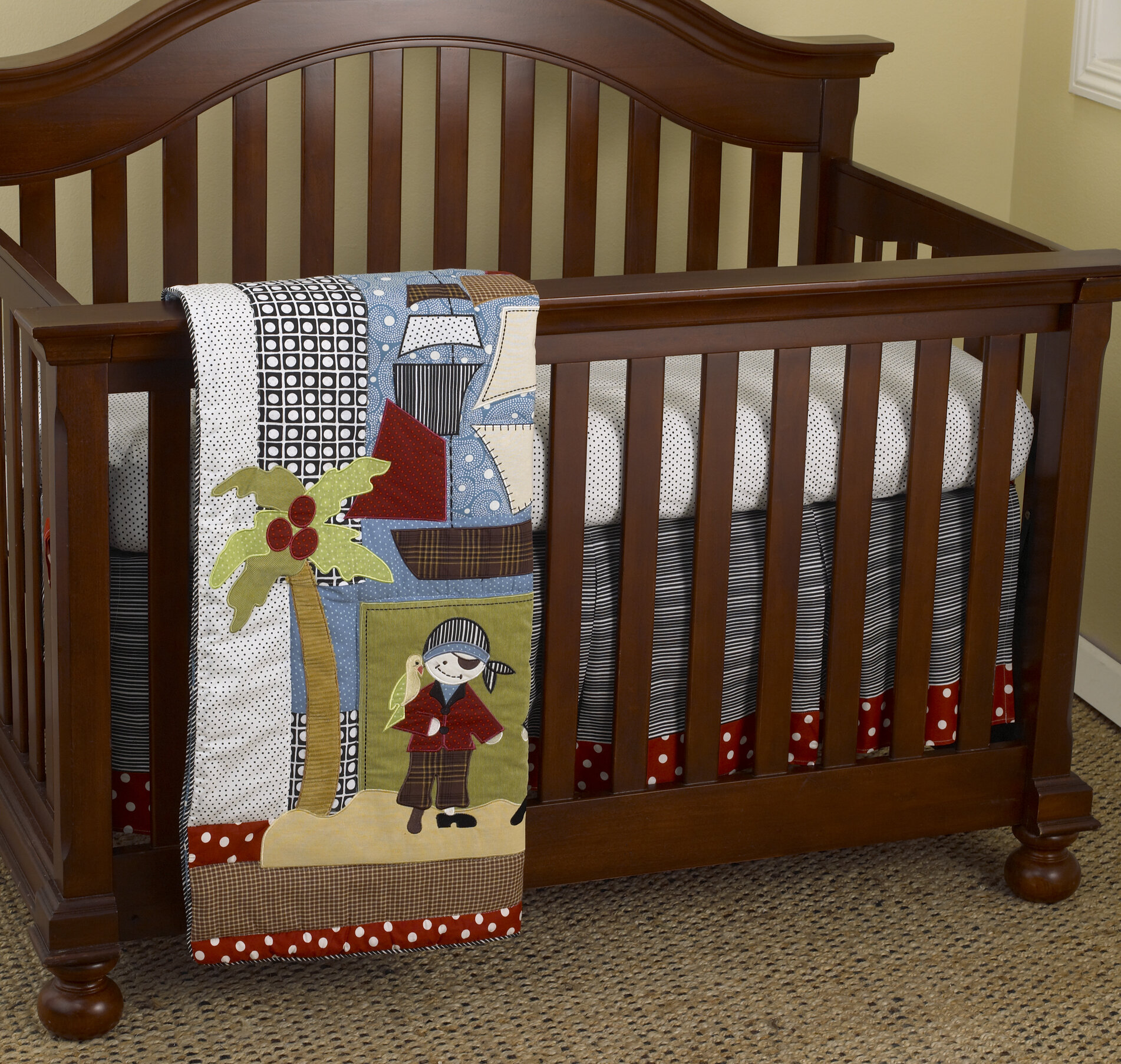 pirate crib sheets