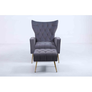 wayfair chair with footstool