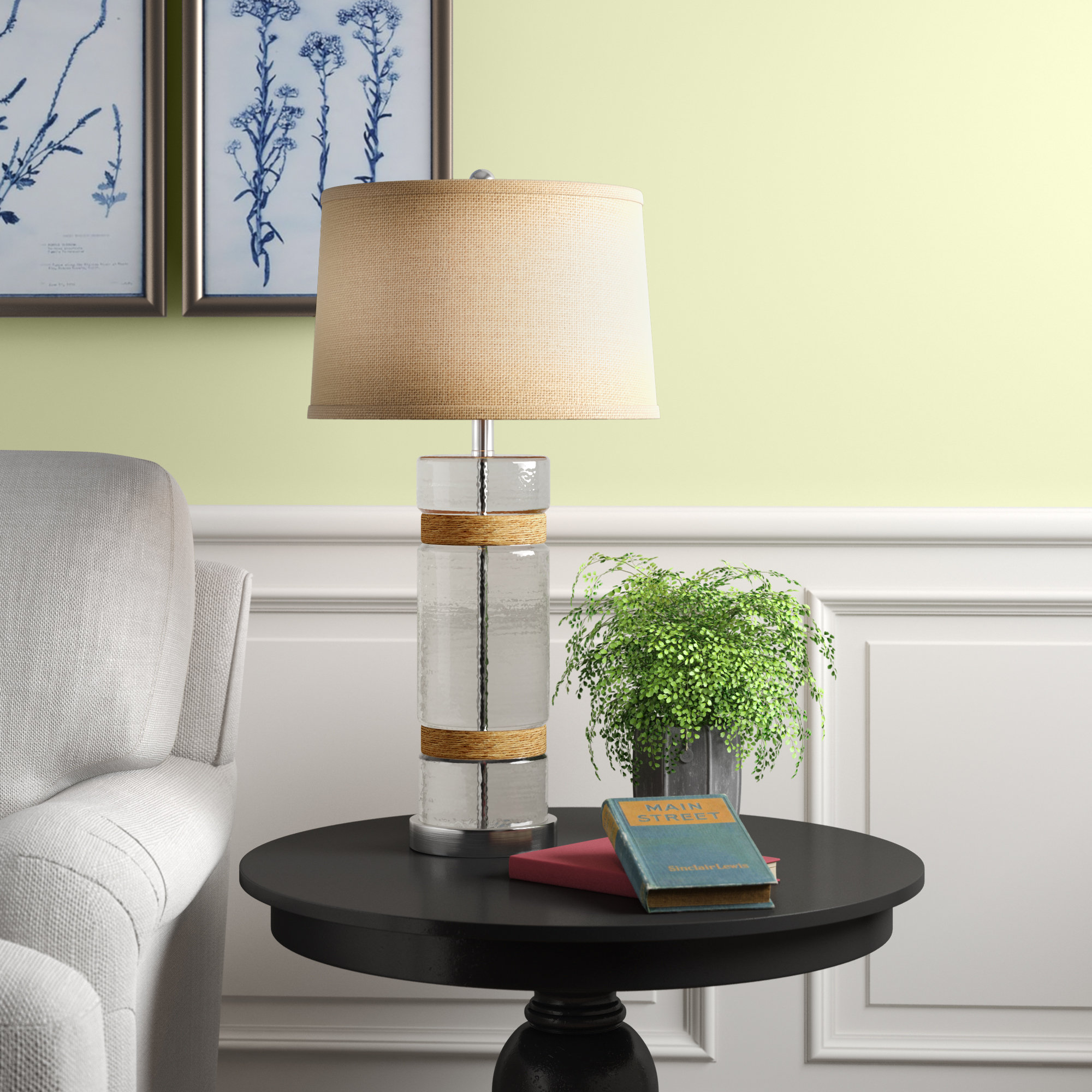silver table lamps for bedroom