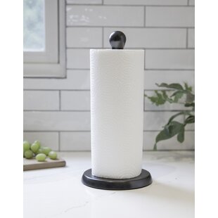 matte black paper towel holder