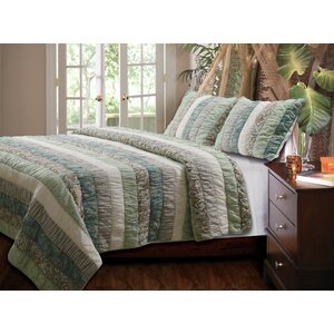 Lyra 100% Cotton Reversible Quilt Set