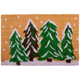 Winter Wonderland 29 In X 17 In Non Slip Outdoor Door Mat