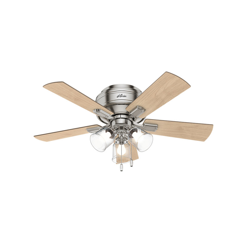 42 Crestfield 5 Blade Flush Mount Ceiling Fan With Pull Chain