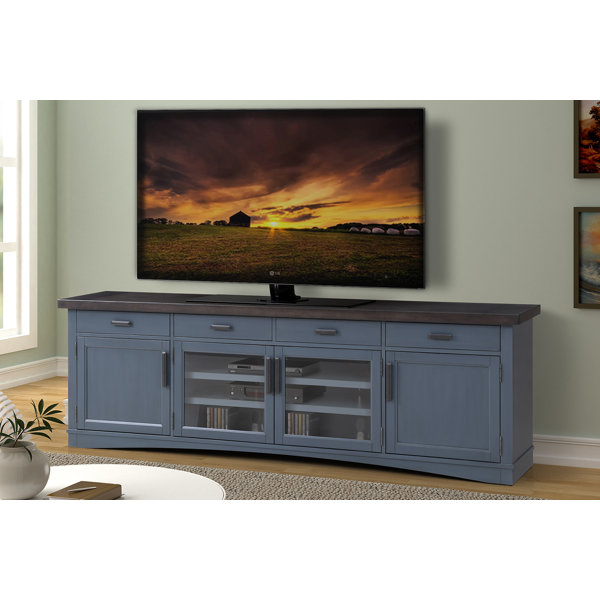 Coastal Farmhouse Abalone Tv Stand For Tvs Up To 88 Reviews Wayfair