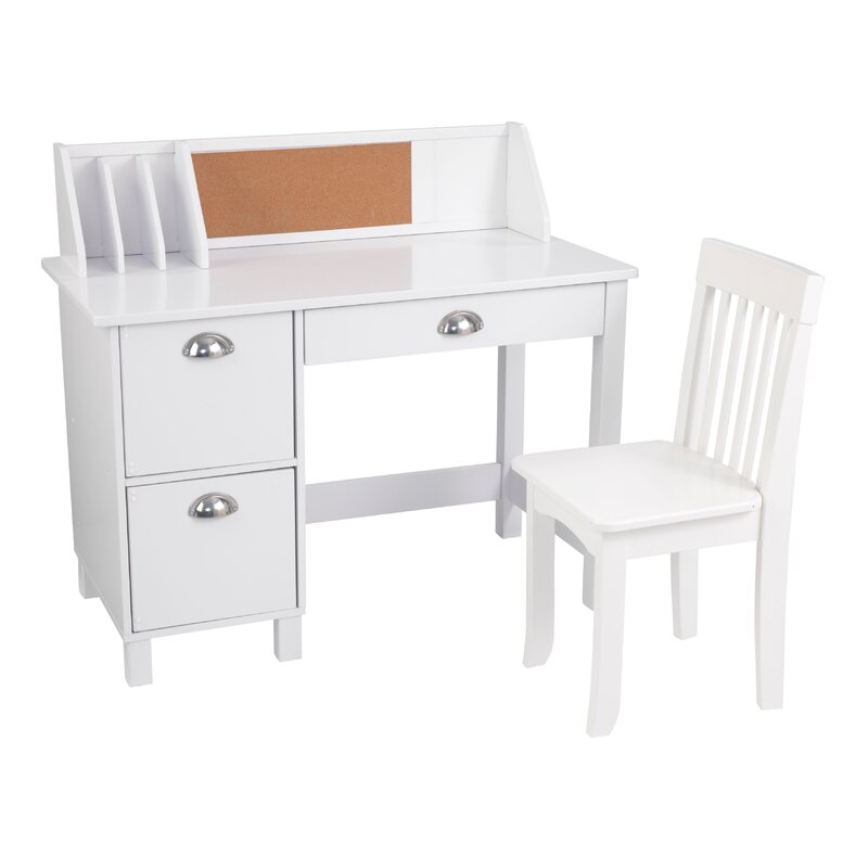 Kidkraft Kids 35 75 Writing Desk With Hutch And Chair Set
