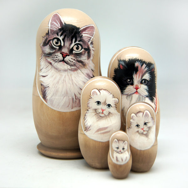 cat nesting dolls