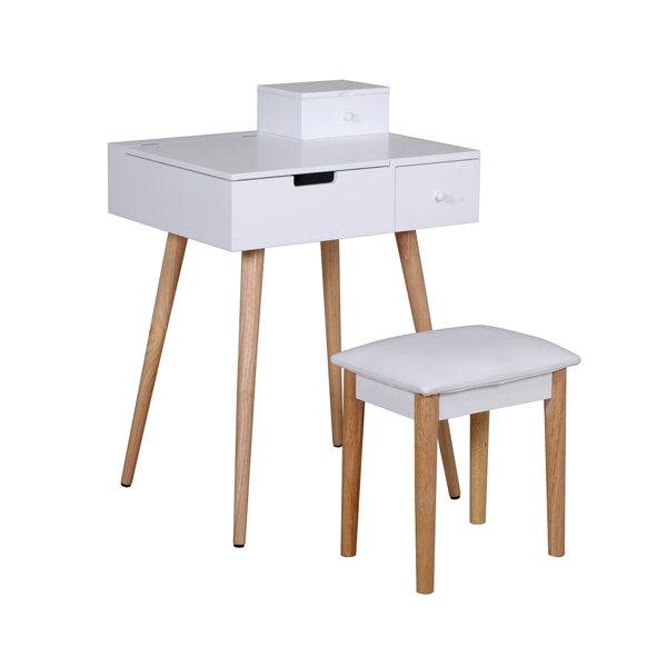 dark wood dressing table