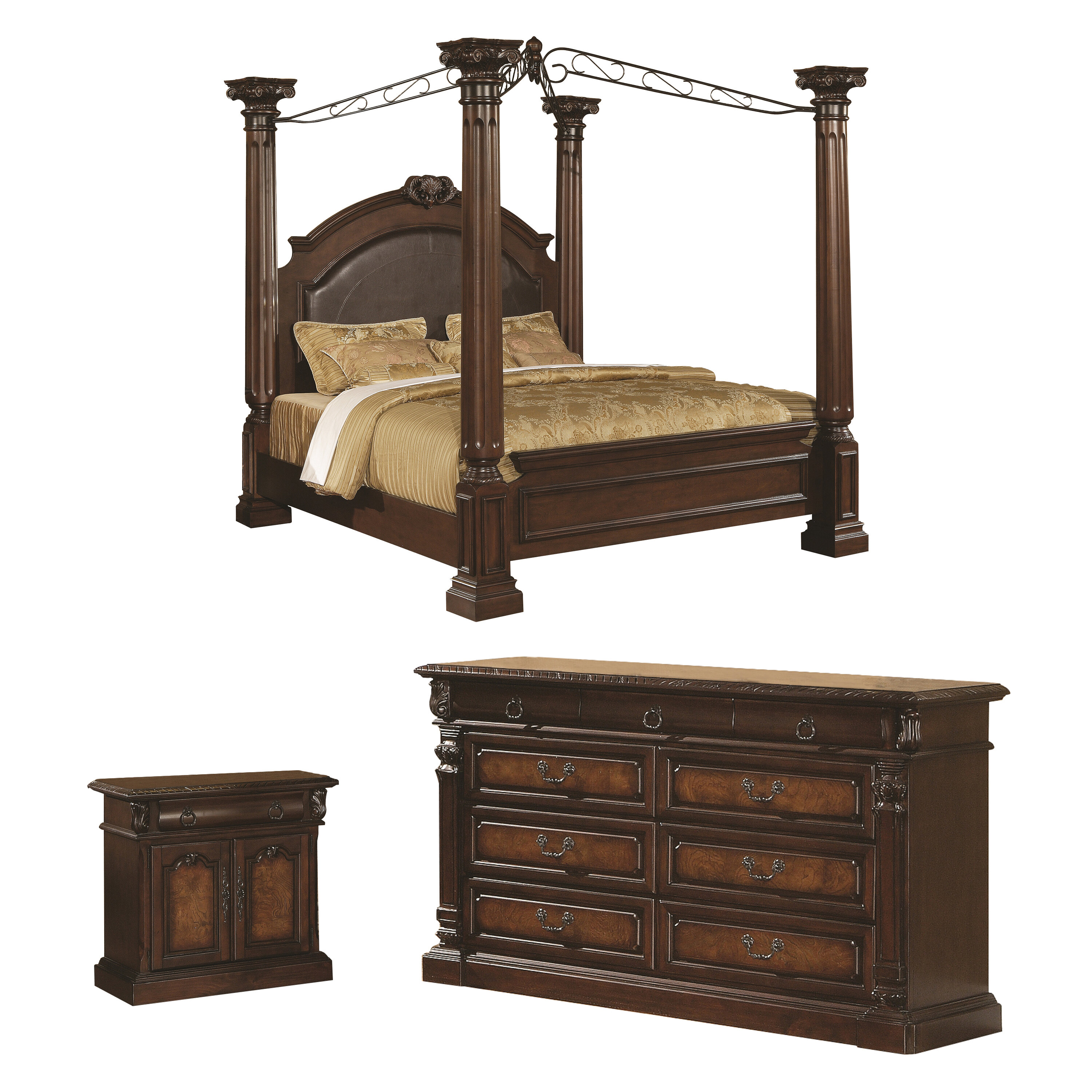 Payne Canopy Configurable Bedroom Set