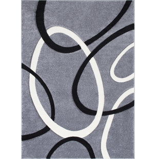 Rugs With Circle Patterns Wayfair Circle Gray Area Rug