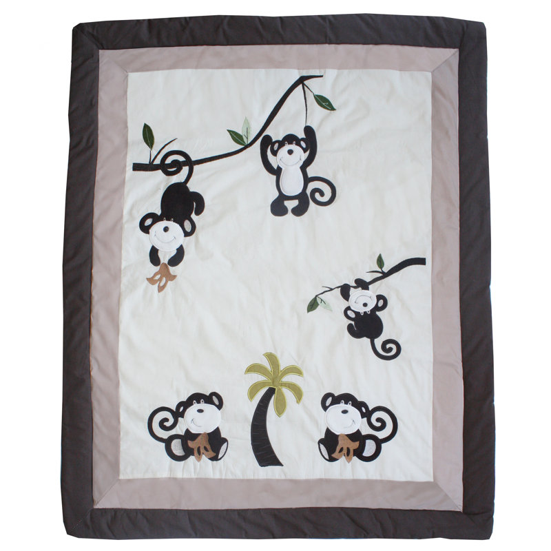 Harriet Bee Skeen Monkey Baby 9 Piece Crib Bedding Set Reviews