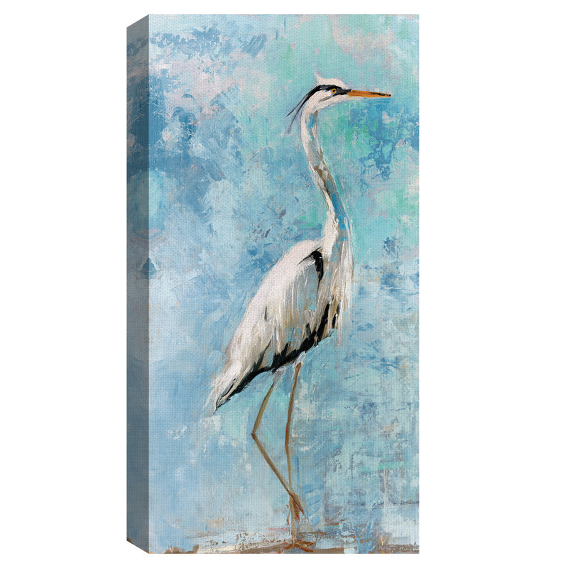 Highland Dunes Heron I And Ii 2 Piece Acrylic Painting Print Set