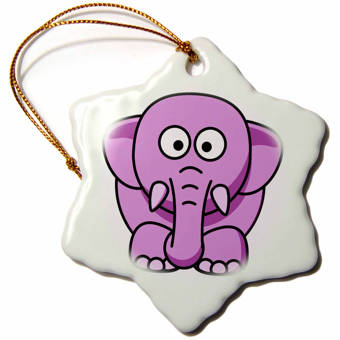 baby elephant ornament