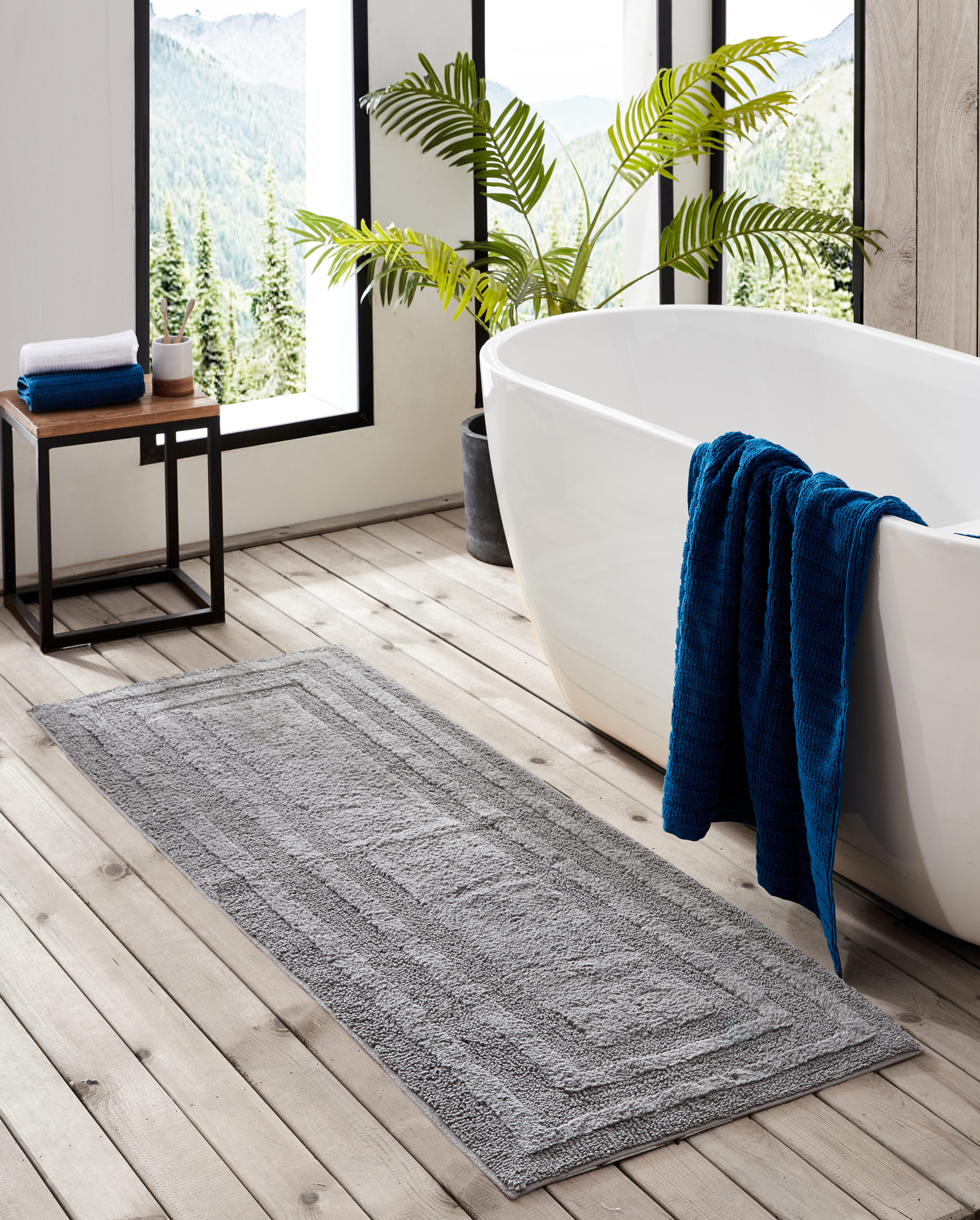 Eddie Bauer Logan Cotton Bath Rug & Reviews | Wayfair