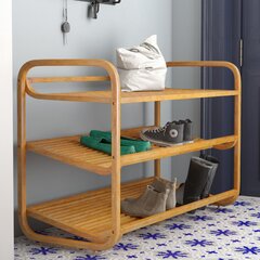 3 Tier Bamboo Shoe Rack Wayfair