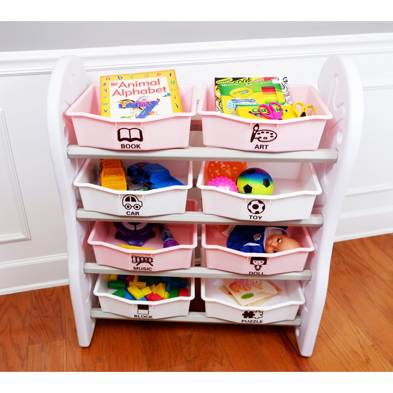 Zoomie Kids Mccrimmon Fabulous Children S Plastic Book Shelf Toy