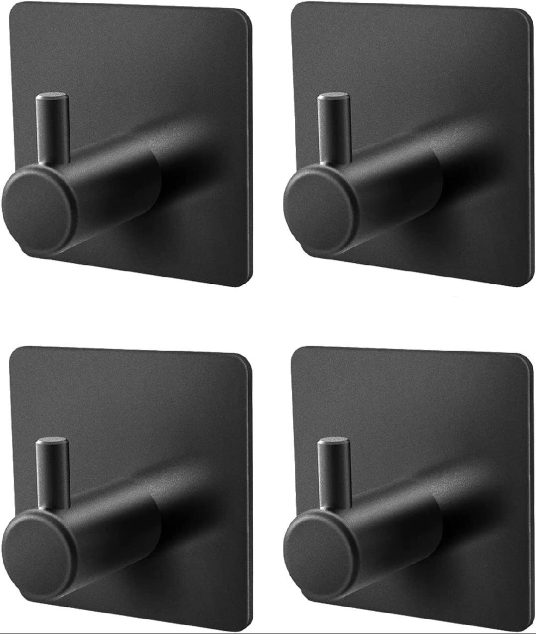 Frifoho Wall Mounted Towel Hook Set Of 4 Wayfair   Wall Mounted Towel Hook Set Of 4 