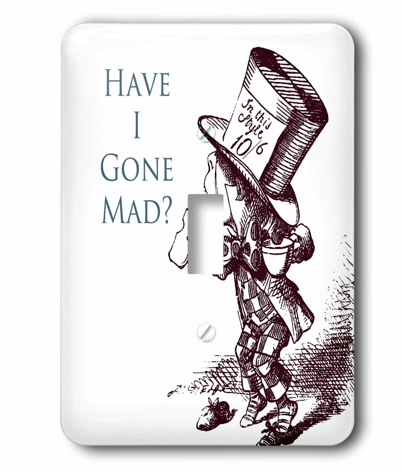 3dRose lsp_204167_1 Print of Mad Hatter From Alice In Wonderland Single Toggle Switch 