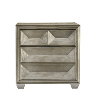Go to store & view more images Daley 3 Drawer Nightstand by Mercer41