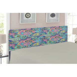 Paisley Upholstered Panel Headboard by
