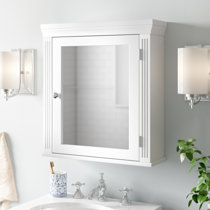 White medicine cabinet with lights clearance