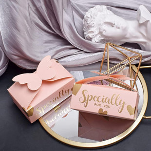 Butterfly Design Ribbon Ties NEW Quality Luxury Wedding Sweet Favour Boxes 