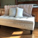 Alcott Hill® Potrero Upholstered Flip top Storage Bench & Reviews | Wayfair