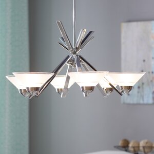 Sharpe 6-Light Shaded Chandelier