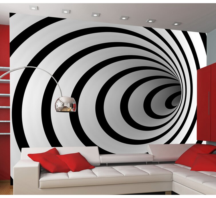 Black And White 3d Mural Wallpaper Image Num 83