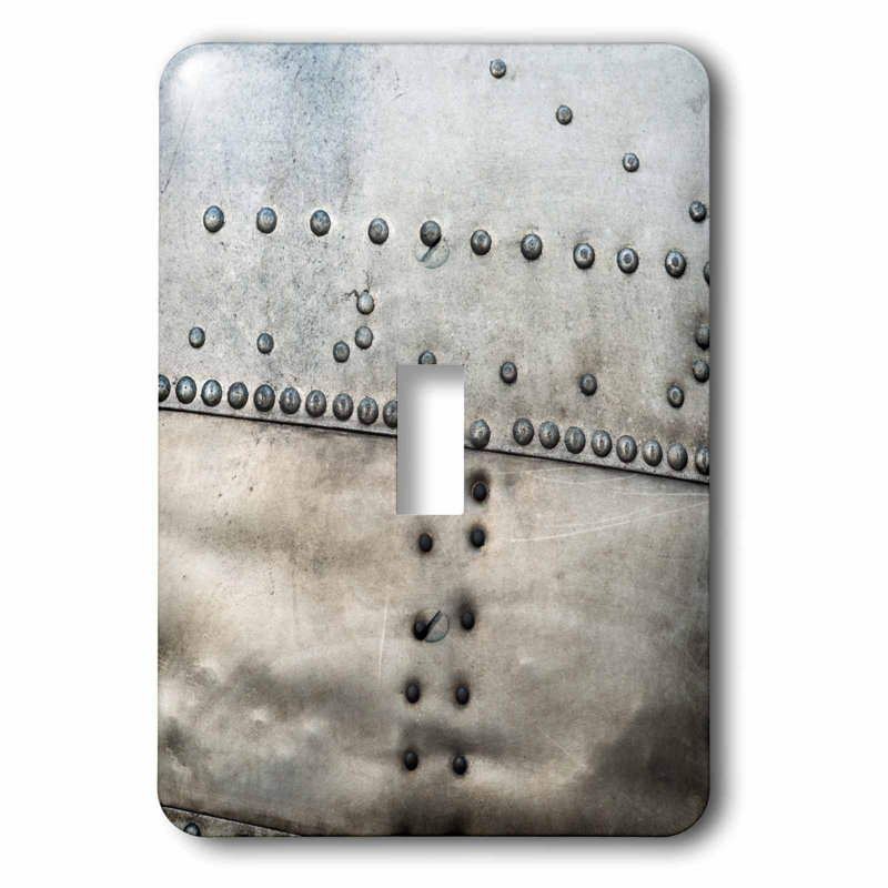 3drose Grunge Body Of An Airplane Rivets And Seams 1 Gang Toggle Light Switch Wall Plate Wayfair