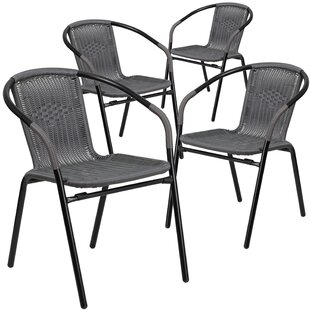 threshold french cafe stacking patio chair