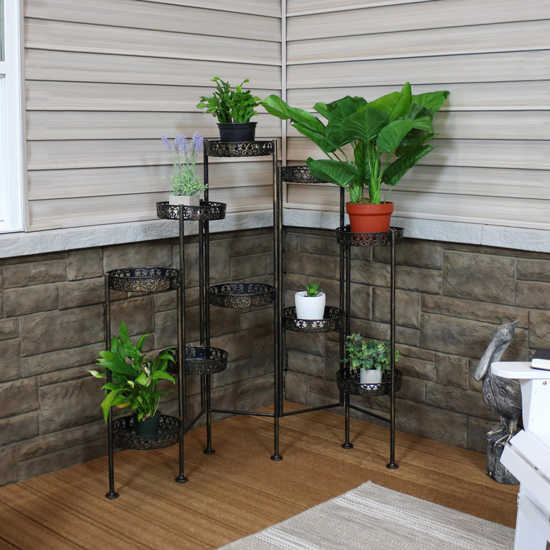 World Menagerie Dounia 10 Tier Steel Indoor and Outdoor