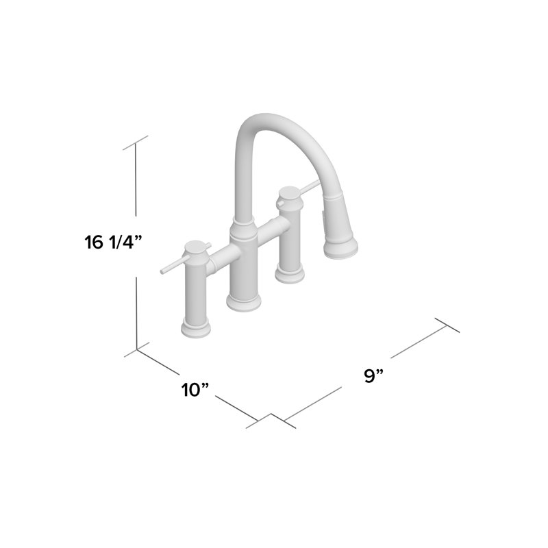 Blanco Empressa Pull Down Bridge Faucet Wayfair