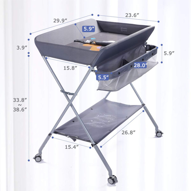 foldable baby changing station