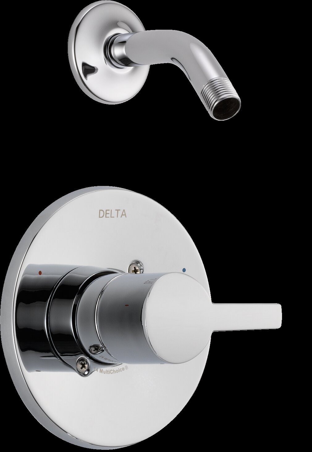 Chrome Chrome Delta Delta KSDCO-T14261-CH Compel Shower Kit Pressure-Balance Single-Function Cartridge 