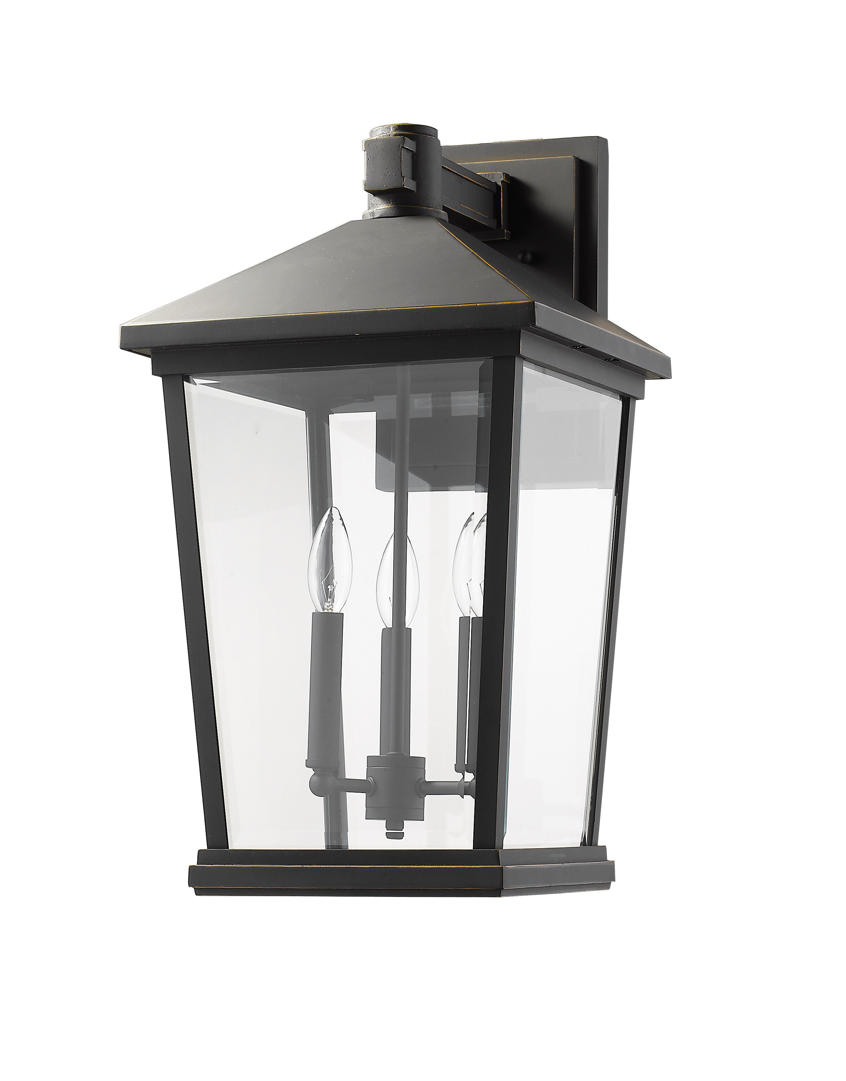 Home Outdoor Wall & Porch Lights World Imports Sutton Collection 4 ...