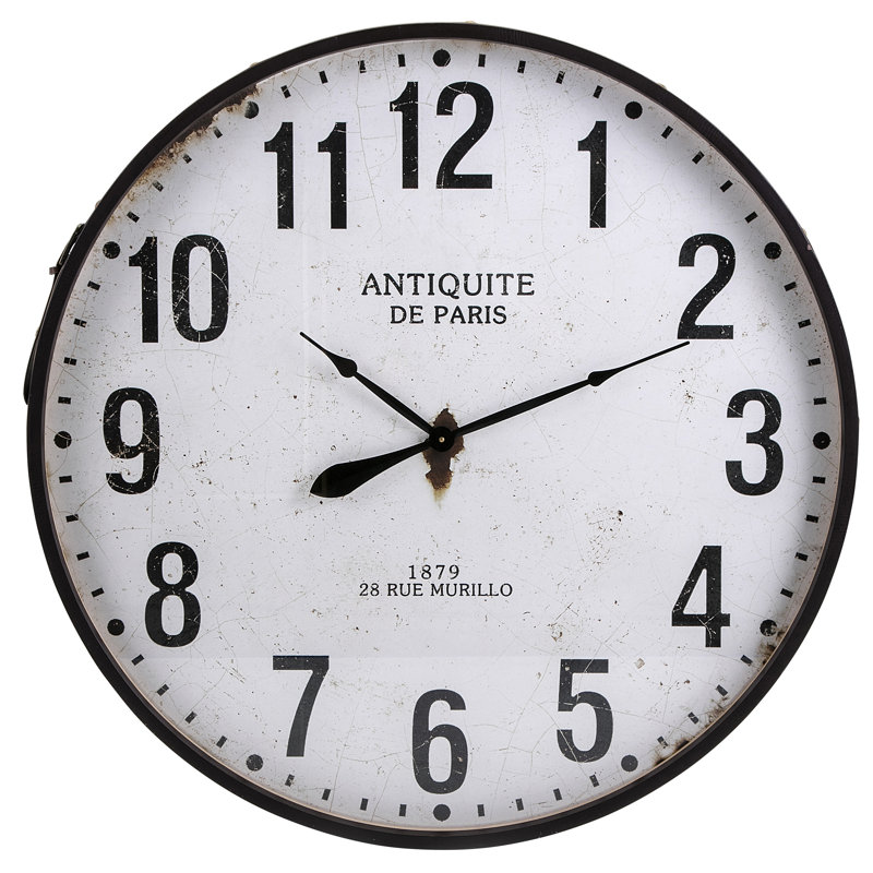 Laurel Foundry Modern Farmhouse Oversized Wall Clock & Reviews Wayfair