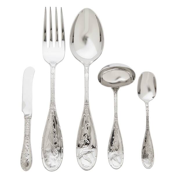 Ricci Argentieri Japanese Bird Stainless Steel Flatware Set & Reviews ...