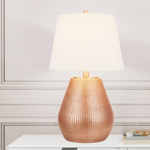 copper table lamp