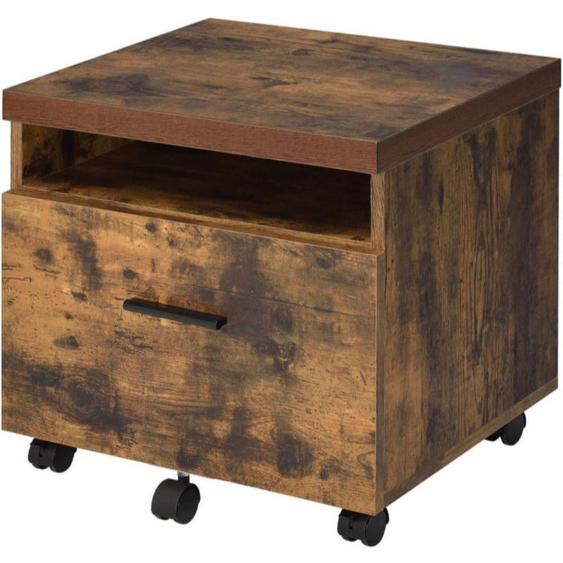 Union Rustic Helder Wooden 1 Drawer Lateral Filing Cabinet Wayfair