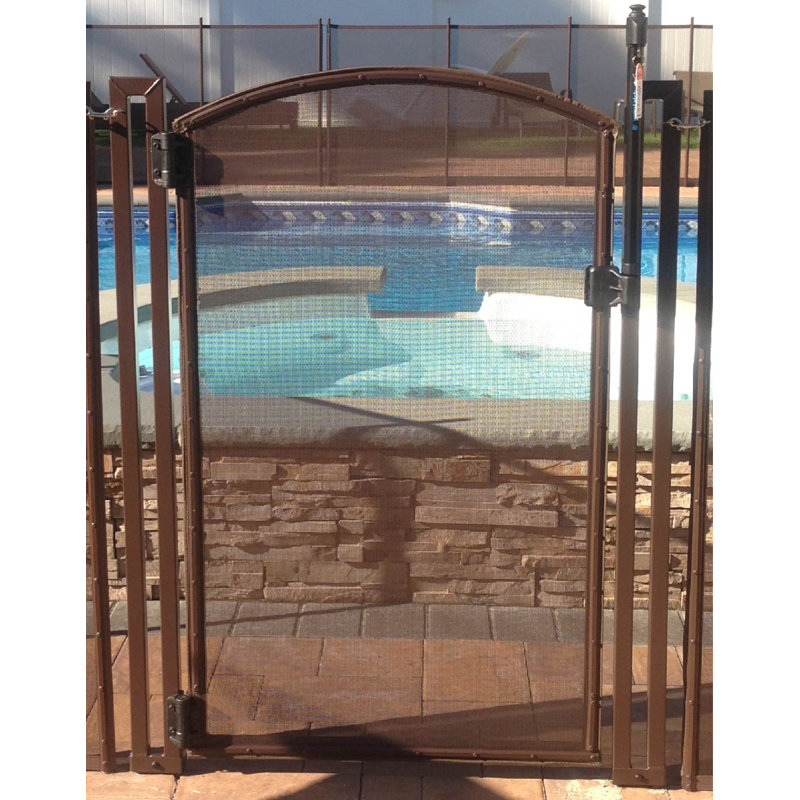 Poolfencediy Wide Pool Fence Diy Arch Top Vinyl Gate Wayfair