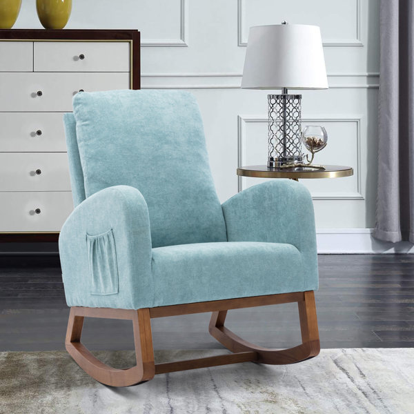 rocking chair turquoise