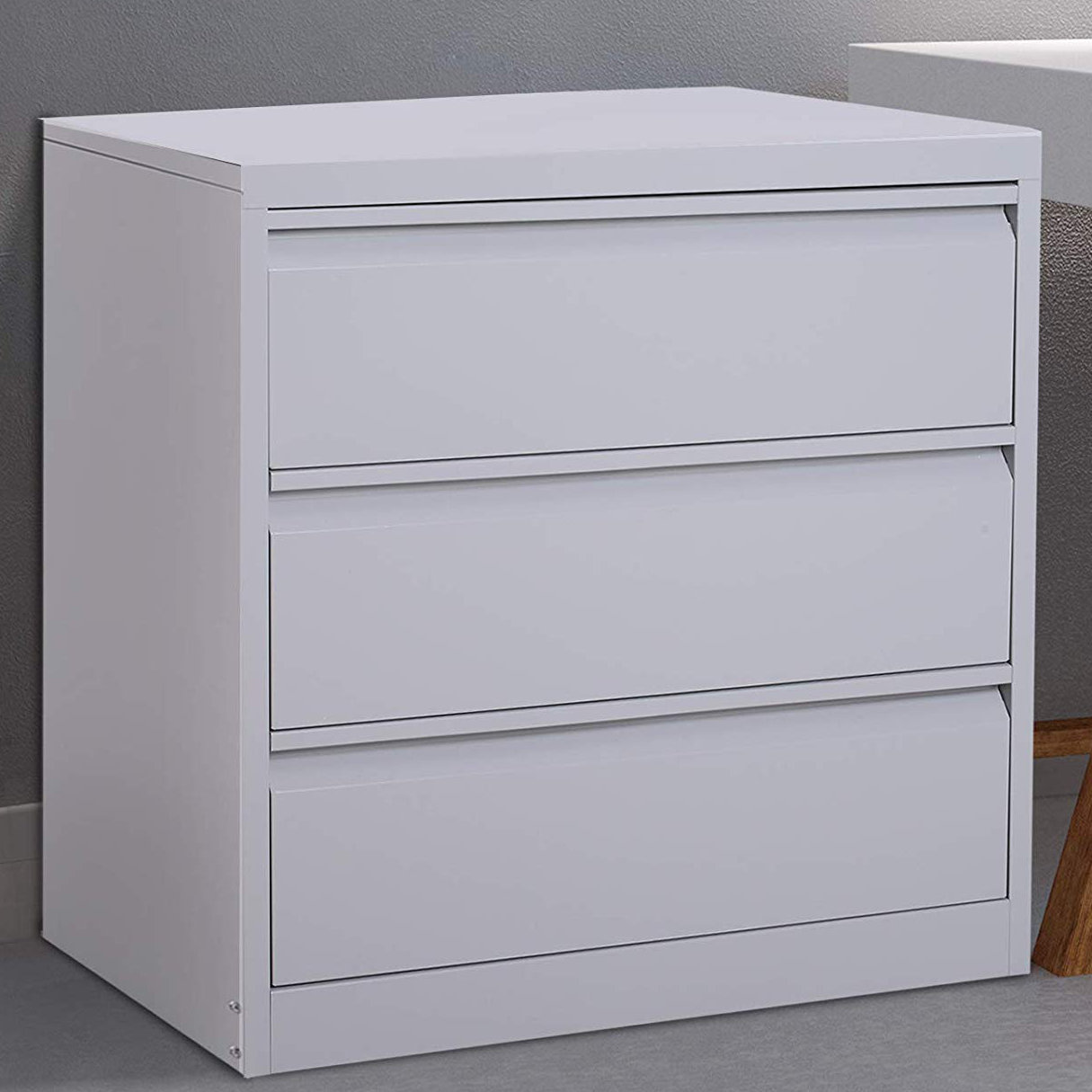 Tamra Metal 3 Drawer Lateral Filing Cabinet Tamra Metal 3 Drawer Lateral Filing Cabinet