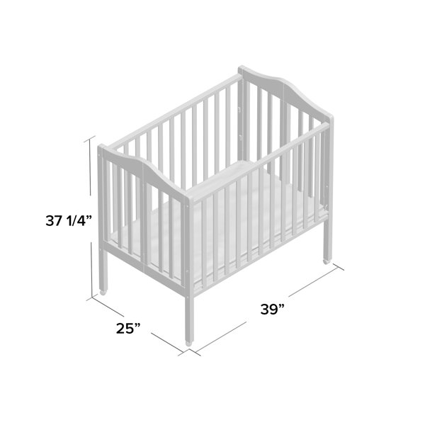 delta children folding portable crib