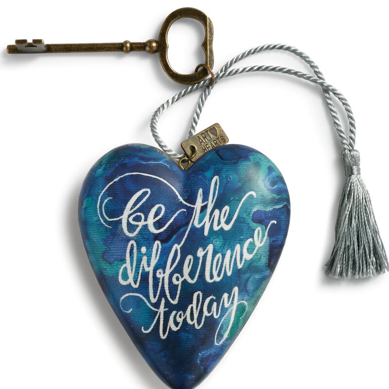 Valentines Day Wall Art - Be the Difference Art Heart Wall Décor