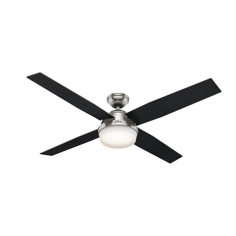Hunter Fan 60 Dempsey 4 Blade Led Standard Ceiling Fan With Remote Control And Light Kit Included Reviews