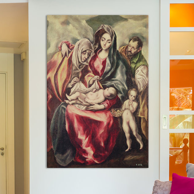 East Urban Home The Holy Family By El Greco Painting Print On