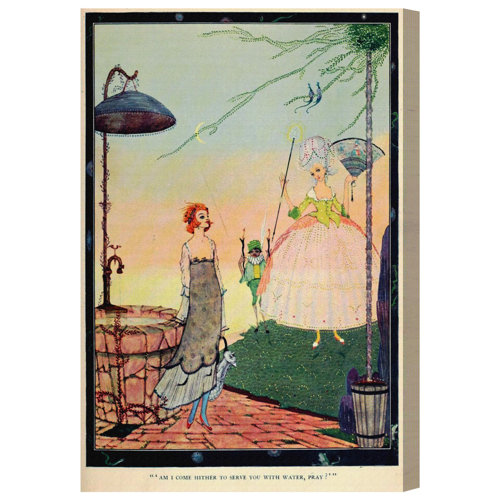 Abby Cinderella Fairy Canvas Art HoneyBee Nursery Size: 91cm H x 61cm W x 4cm D