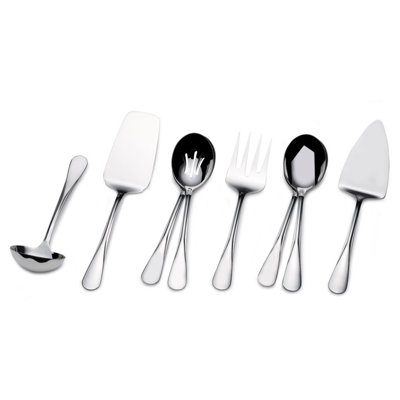 Kaylee Stainless Steel 8 Piece Serving Set Mikasa